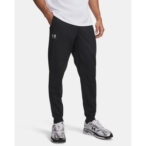 NEW Under Armour Sportstyle Tricot Jogger Pants - Black - Size Mens XL